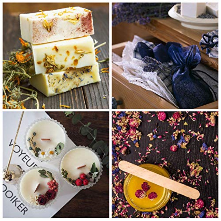 9 أكياس من الزهور المجففة، مجم - مراجعة Dried Herbs وسعره