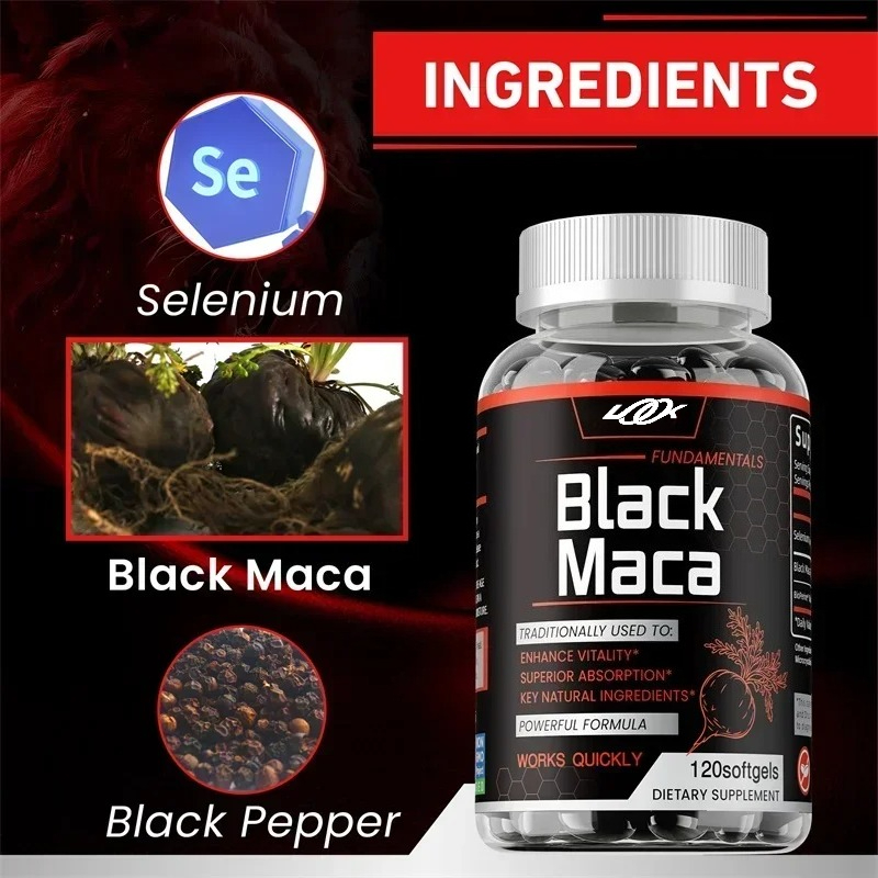 مكمل الماكا السوداء - مع الفلف - مراجعة Herbal Supplement وسعره