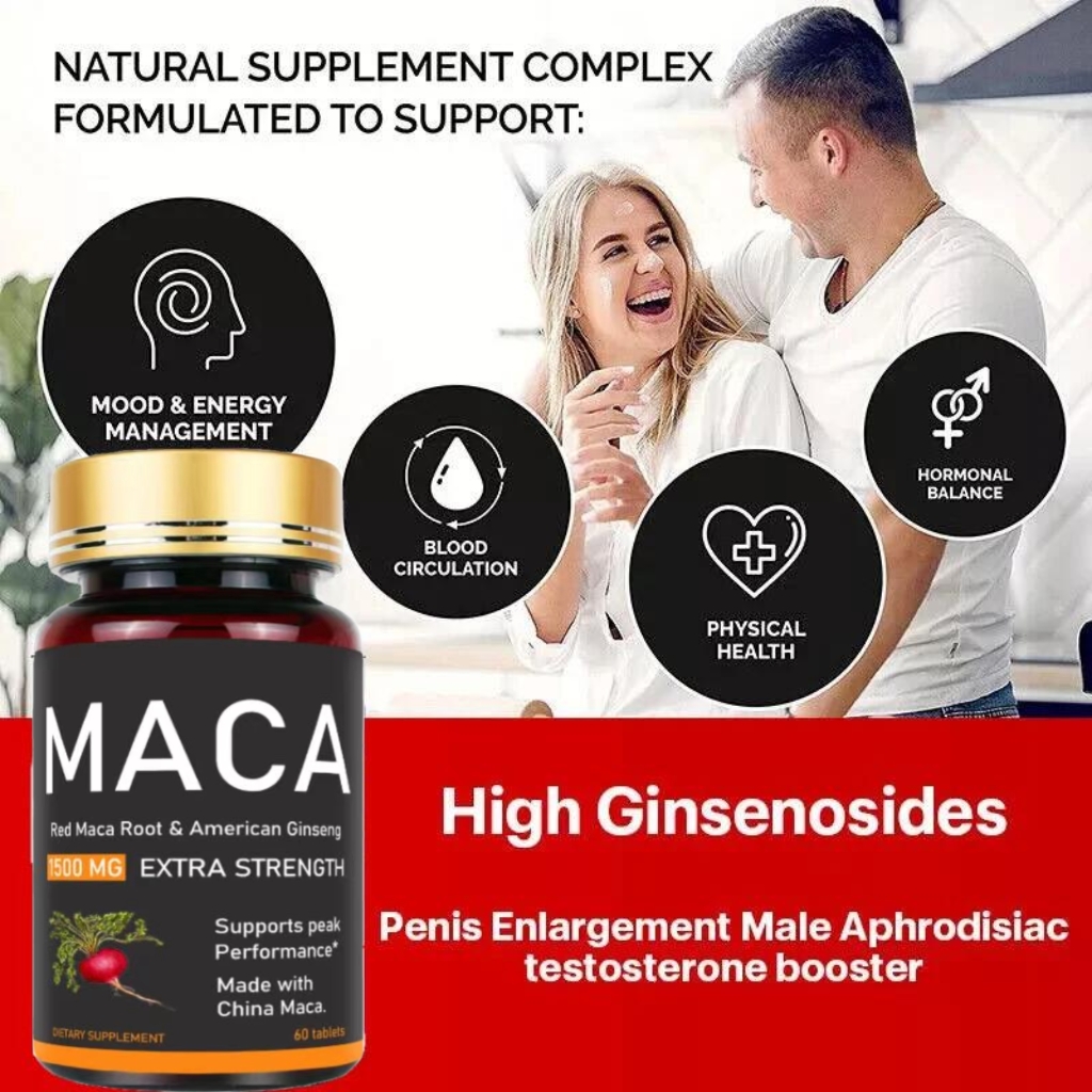 مكمل عشبي من الماكا والجينسنغ  - مراجعة Herbal Supplement وسعره