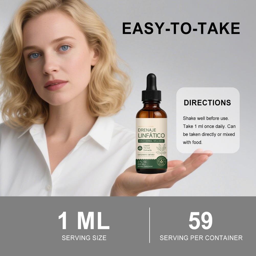 59 مل قطرات تفريغ ليمفاوي طبيع - مراجعة Herbal Supplement وسعره