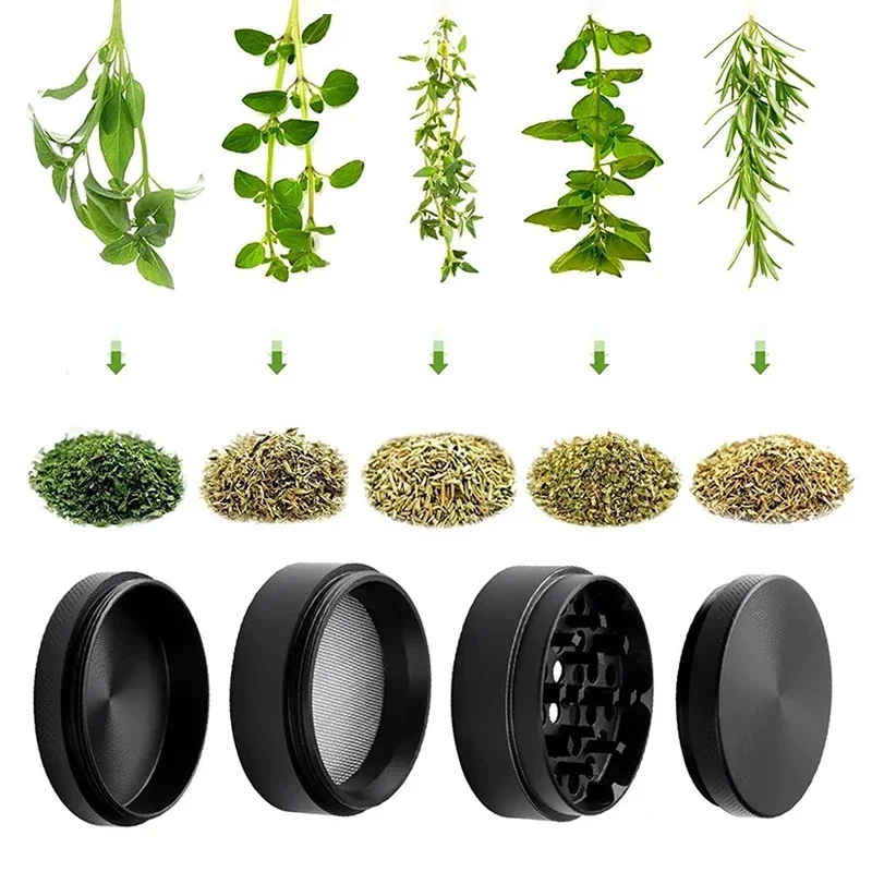 مطاحن أعشاب صغيرة معدنية للتدخ - مراجعة Dried Herbs وسعره